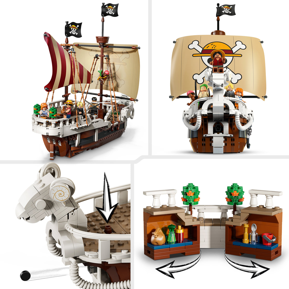 LEGO® - ONE PIECE Le bateau pirate Vogue Merry (75639)