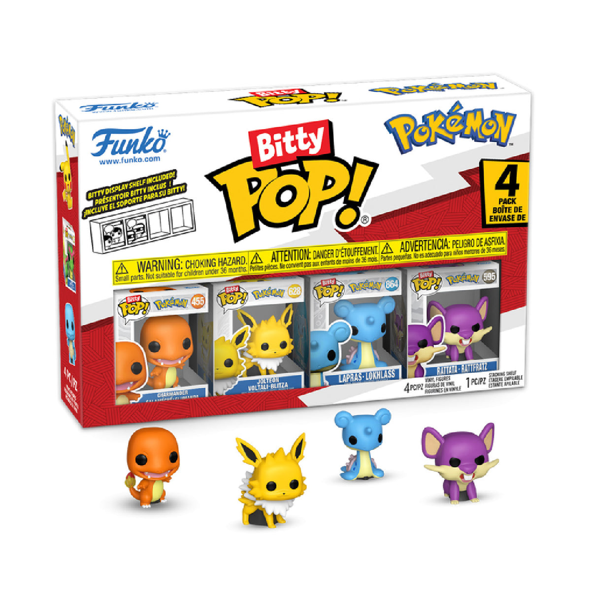 Funko - Bitty Pop Pokémon 4-pack - Series 2