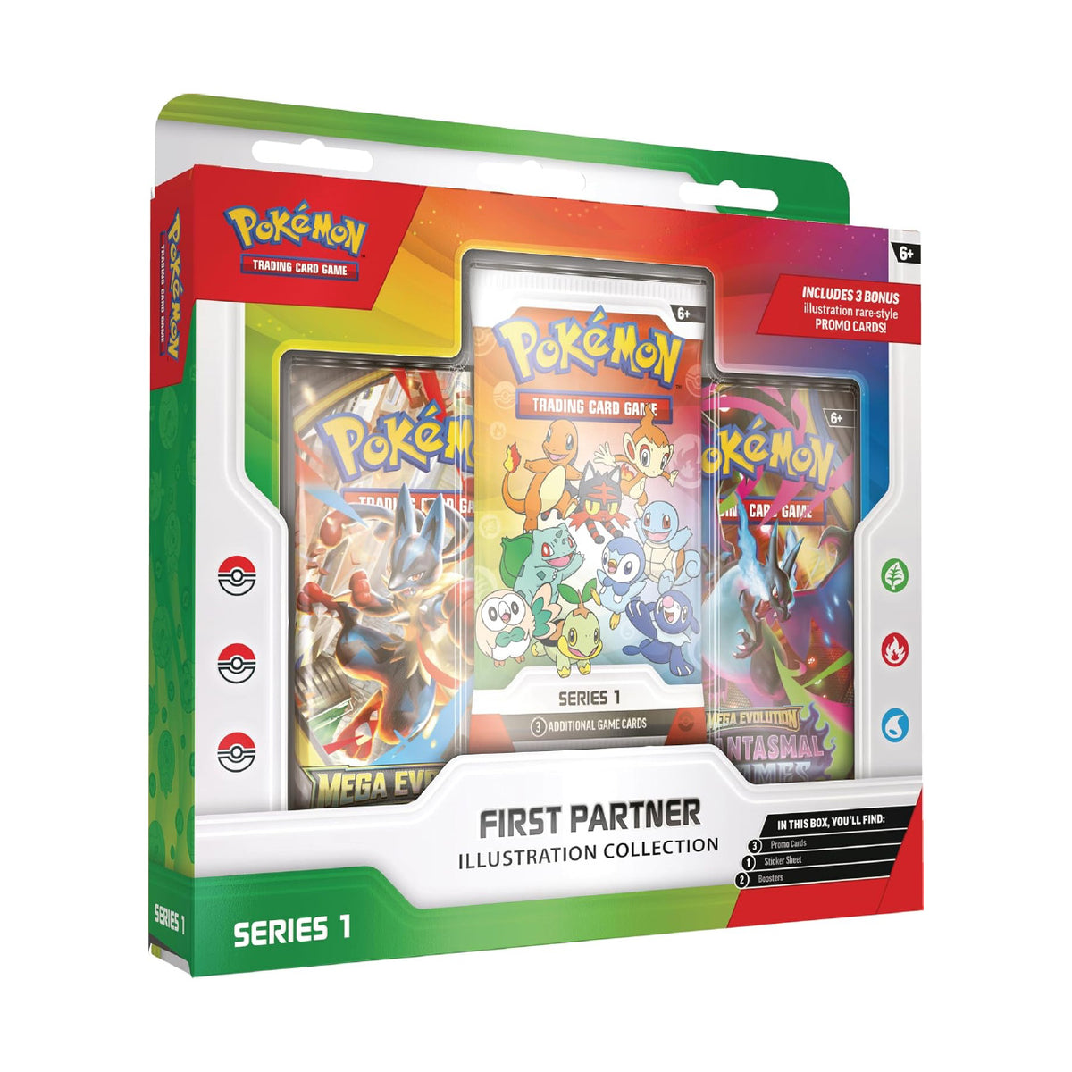 Pokémon - First Partner Illustration Collection - Series 1