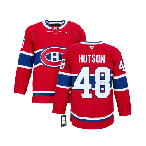 AJ Sports - Lane Hutson Canadiens de Montréal Fanatics Premium Jersey Autographié