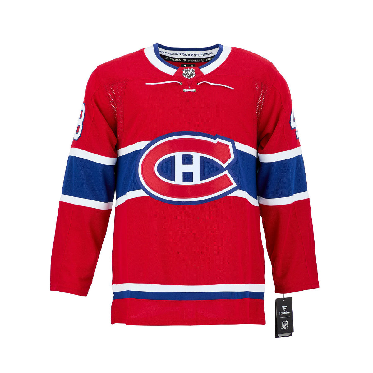 AJ Sports - Lane Hutson Canadiens de Montréal Fanatics Premium Jersey Autographié