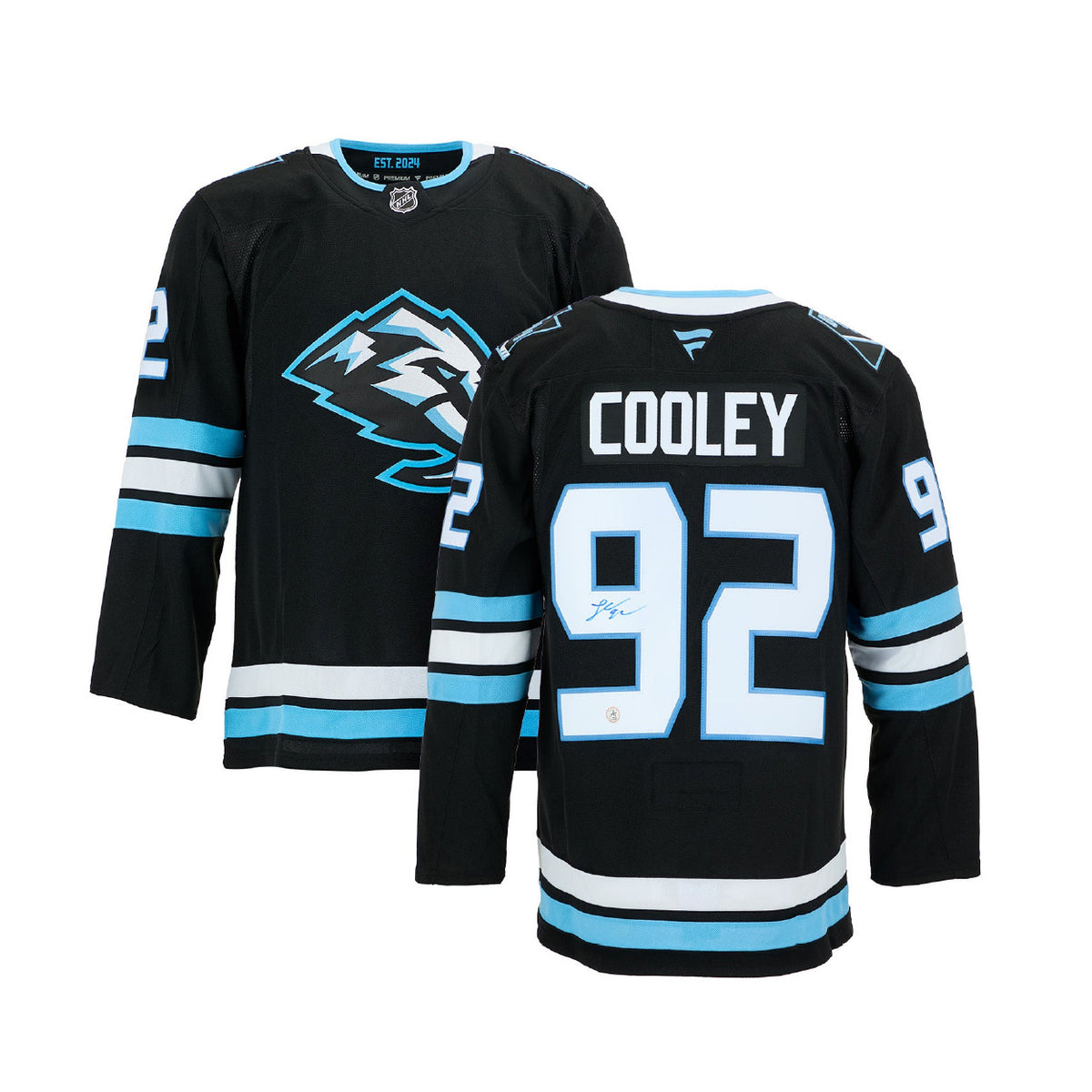 AJ Sports - Logan Cooley Mammoth Utah Fanatics Premium Jersey Autographié