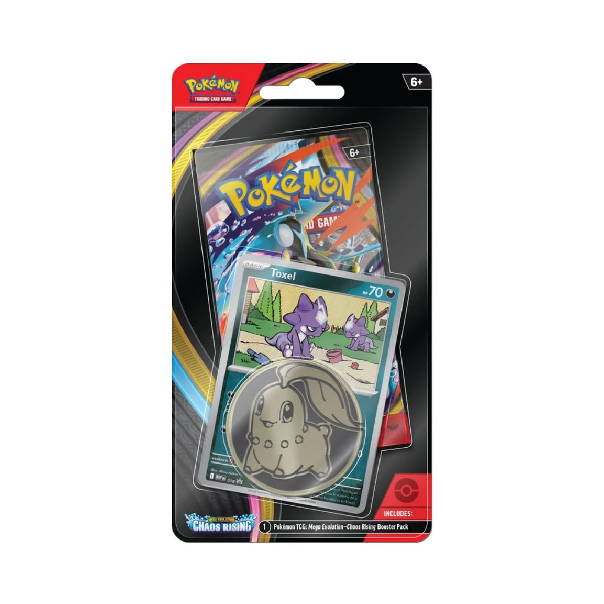 Pokémon - Mega Evolution Chaos Rising - One-Booster blister (Toxel)