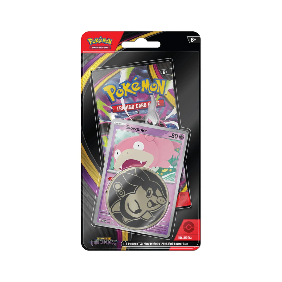Pokémon - Mega Evolution Pitch Black - One-Booster blister (Slowpoke)