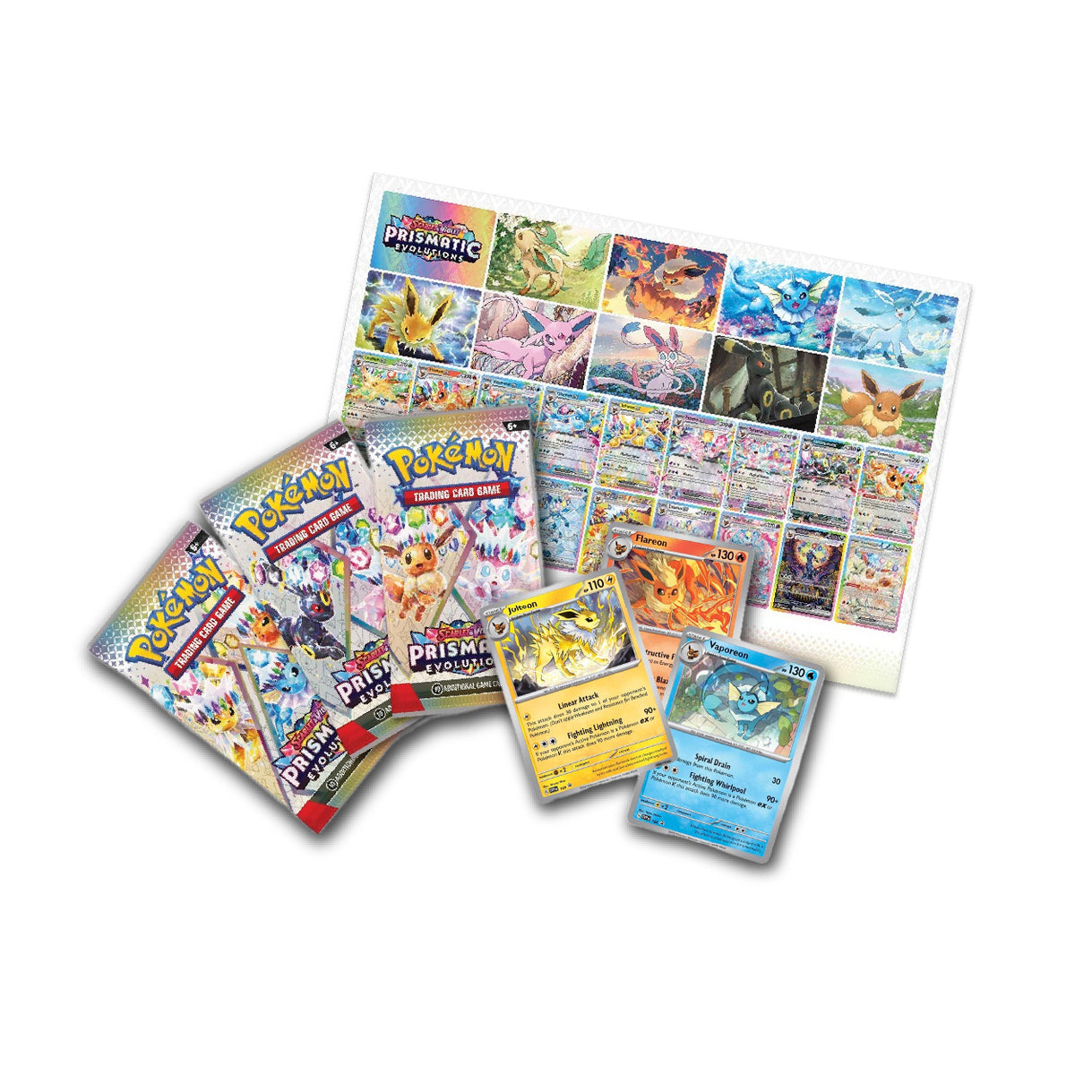 Pokémon - Scarlet & Violet Prismatic Evolutions - Poster Collection