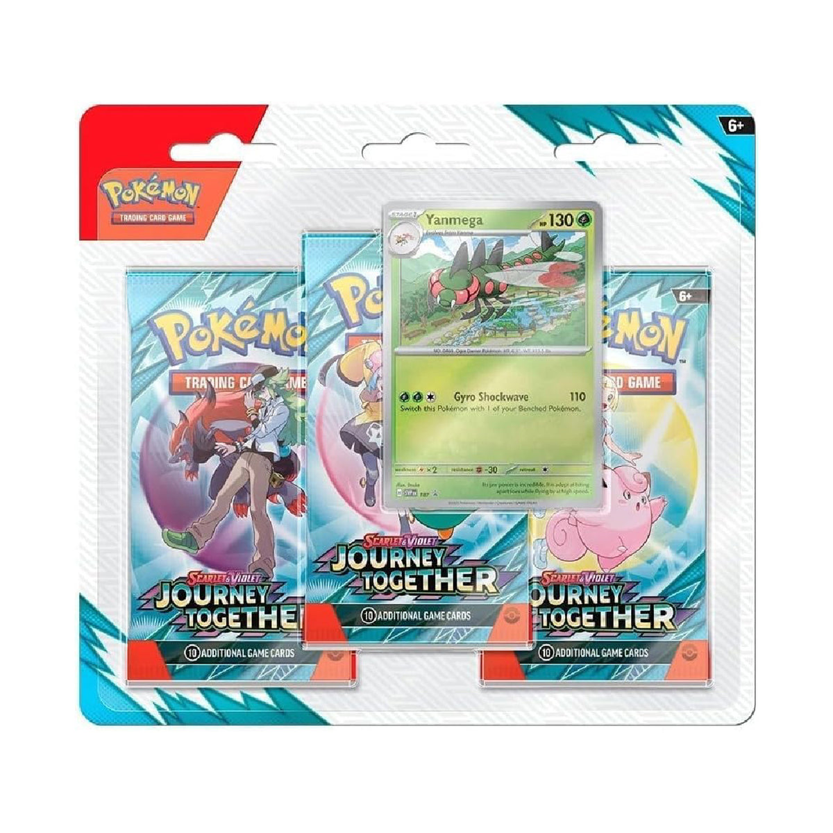 Pokémon - Scarlet & Violet Journey Together - Three-Booster blister (Yanmega)
