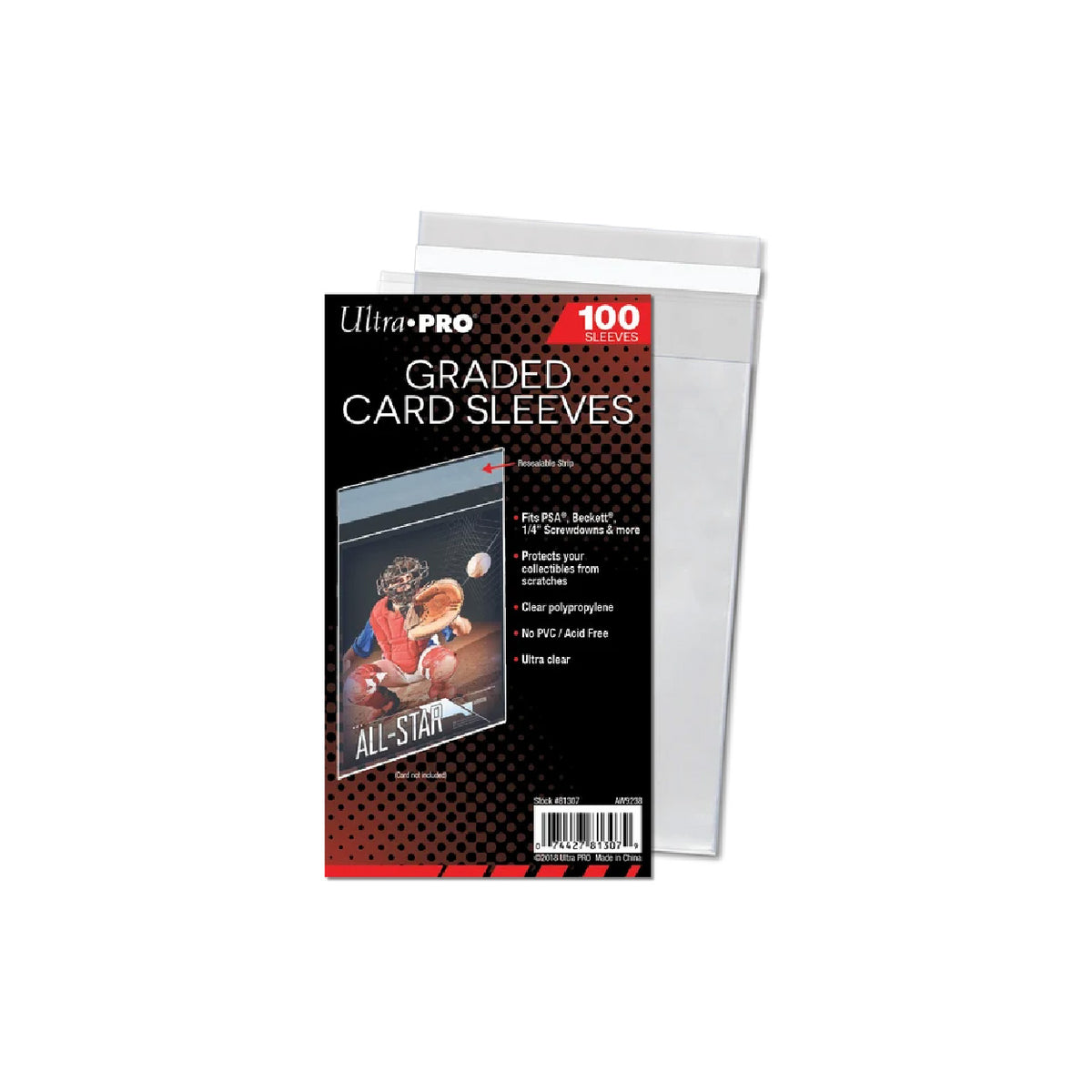 Ultra PRO - Pochettes refermables pour cartes gradées