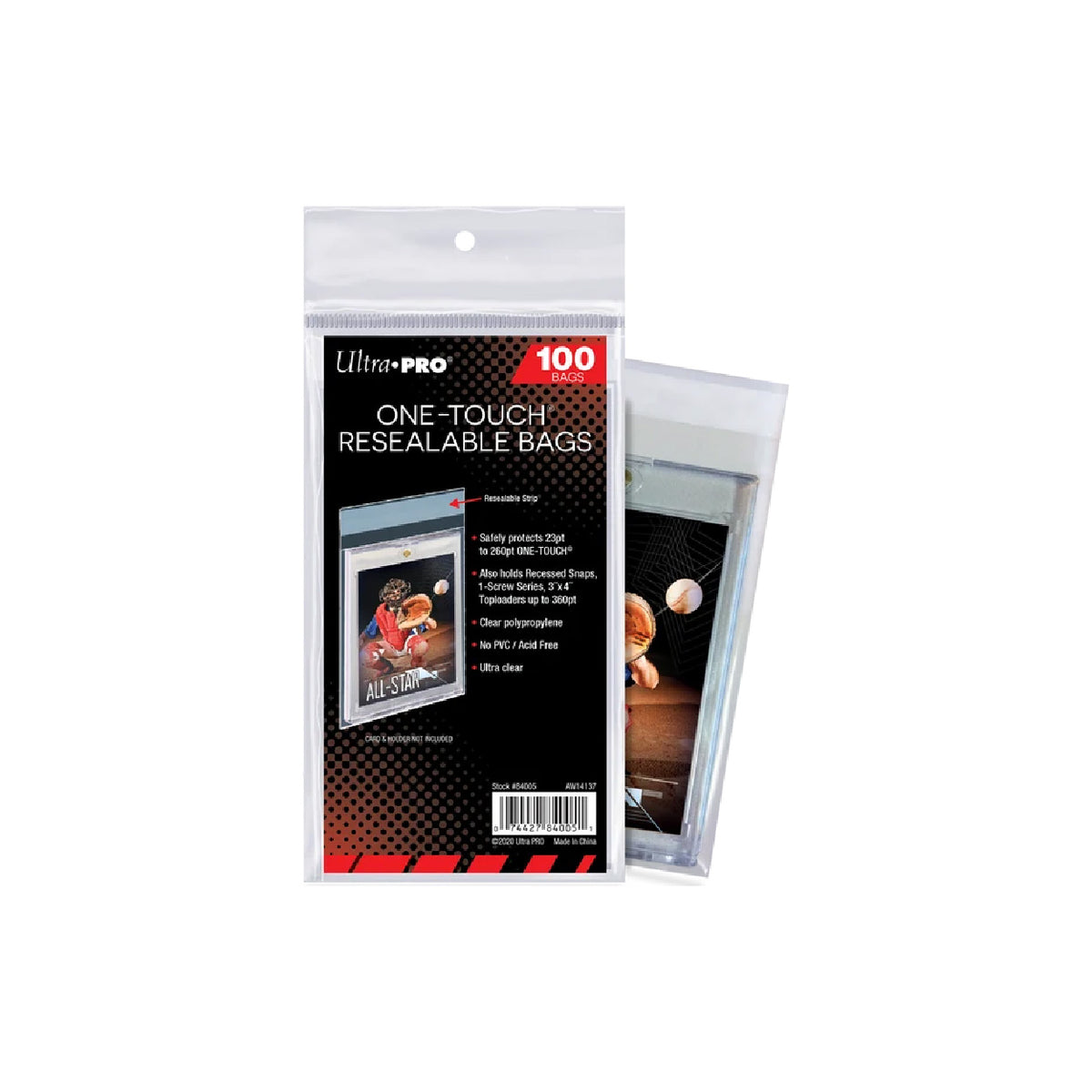 Ultra PRO - Pochettes refermables One-touch