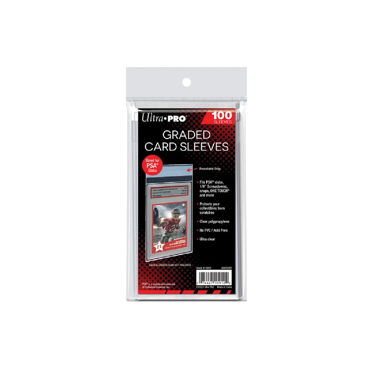 Ultra PRO - Pochettes refermables pour cartes gradées