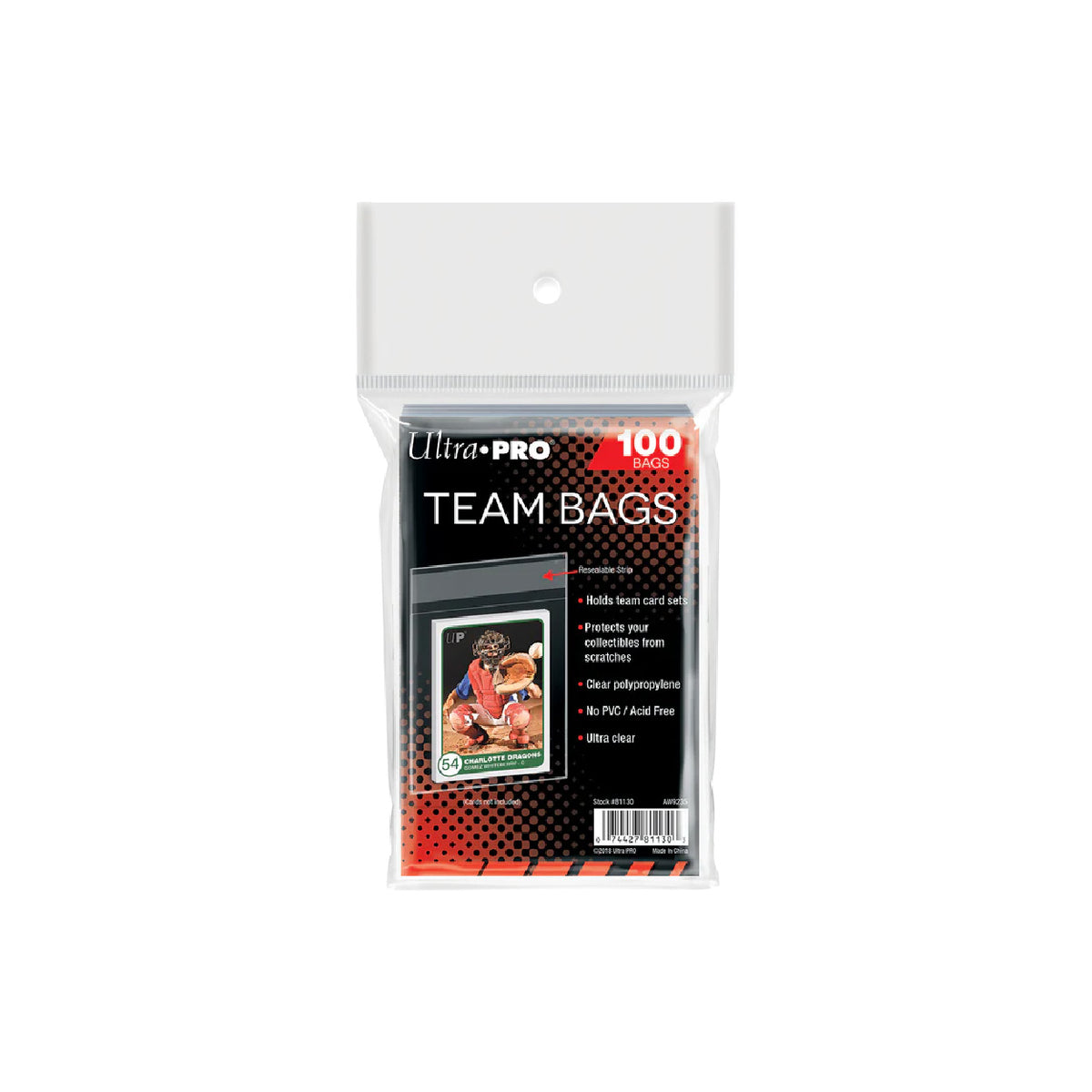 Ultra PRO - Pochettes refermables Team Bag