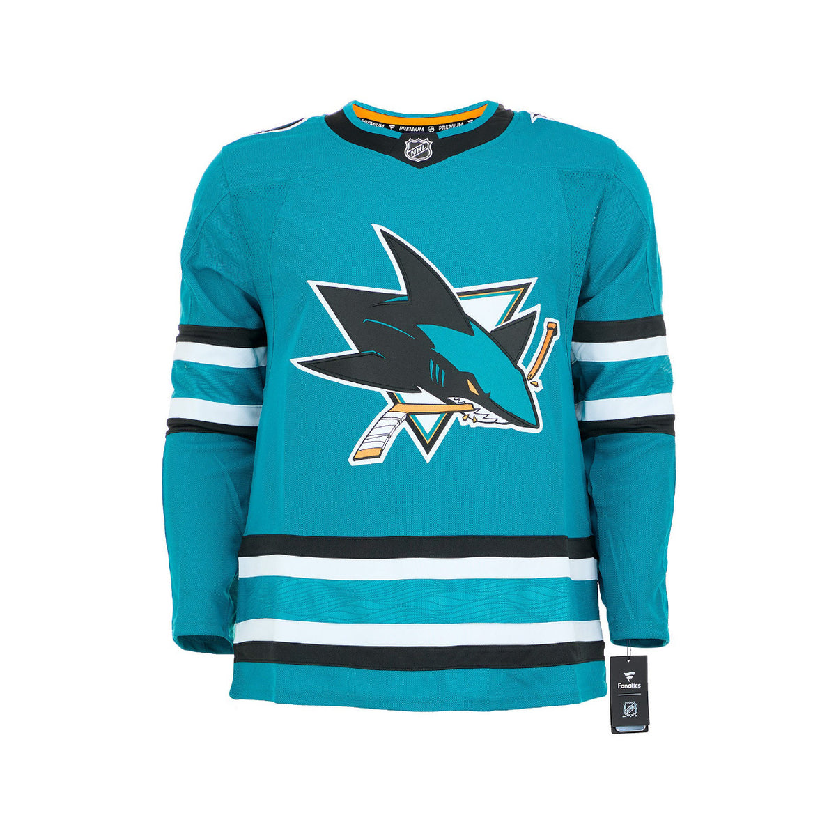 AJ Sports - Will Smith San Jose Sharks Fanatics Premium Jersey Autographié